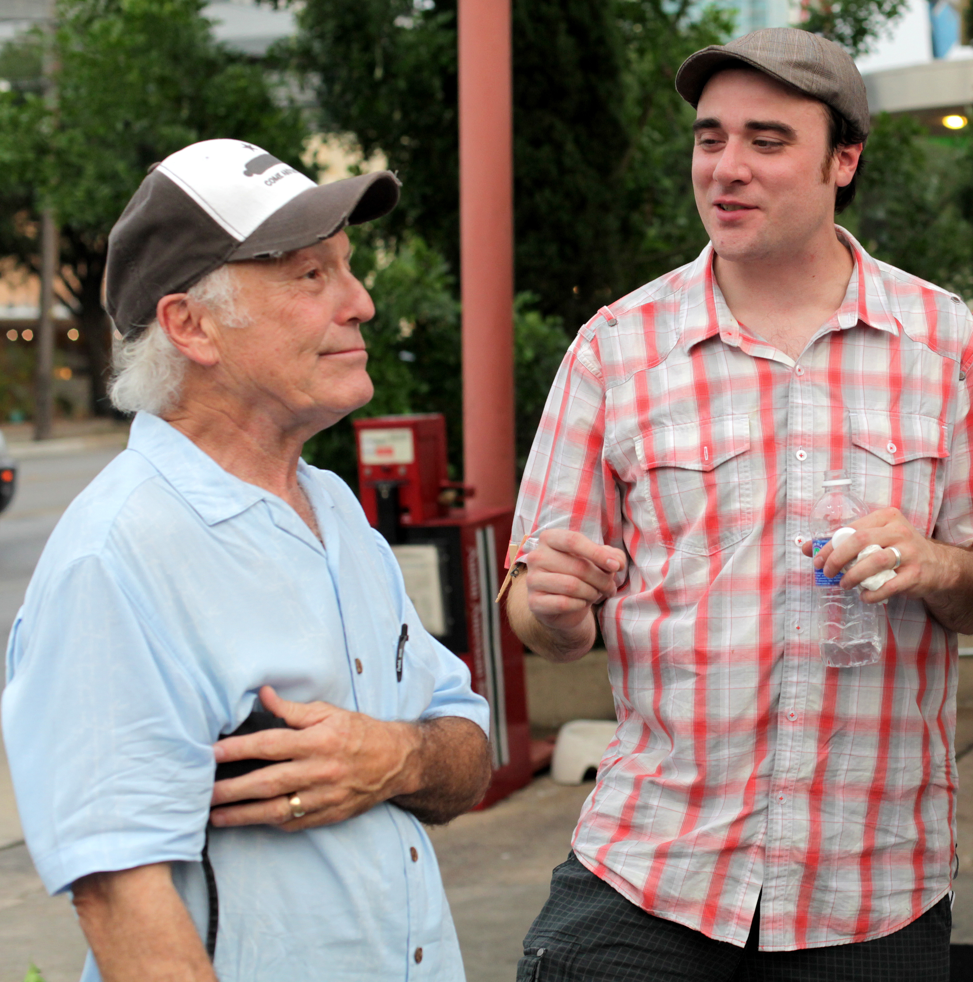 Co-director Duane Graves directs actor Sonny Carl Davis (Fast Times at Ridgemont High, Bernie) in the 2011 remake of Richard Linklater's SLACKER