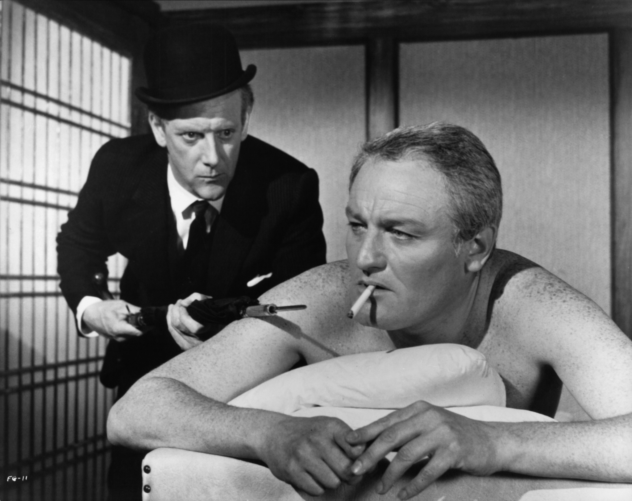 Still of Graham Crowden and Charles Gray in The File of the Golden Goose (1969)