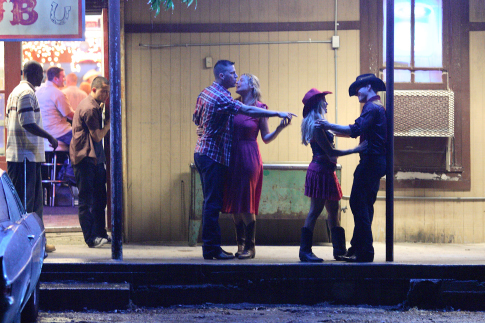 Still of Ryan Phillippe, Abbie Cornish, Mamie Gummer and Channing Tatum in Stop-Loss (2008)