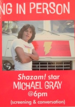 Shazam Set Photo (1975) Poster from Retro-TV-Action-Adventure-Thon at Paley Center, Beverly Hills, Ca