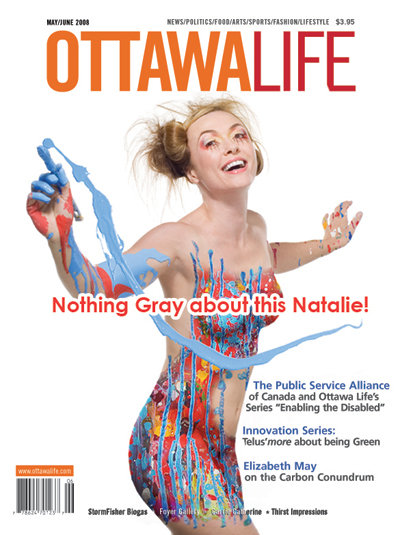 Ottawa Life Magazine Cover featuring Natalie Gray.