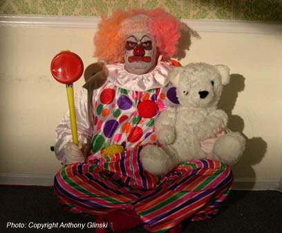 Rodney Gray as Tango the Clown, in Horror/Comedy, WILLY WILL