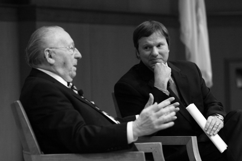Tim Gray (R) is Chairman of the World War II Foundation and President and CEO of Tim Gray Media. He is a two-time Emmy Award-winning Writer, Producer and Director.