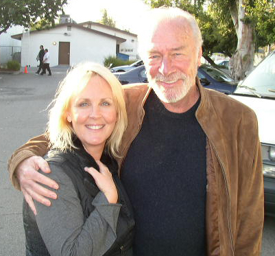 Tricia Gray with Christopher Plummer