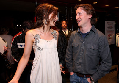 Kate Beckinsale and David Gordon Green at event of Snow Angels (2007)