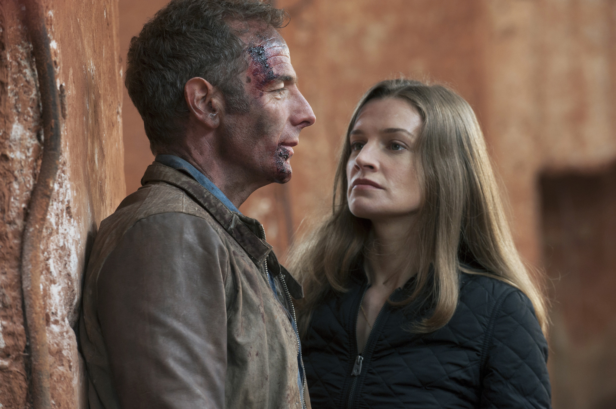 Still of Robson Green and Catherine Walker in Strike Back (2010)