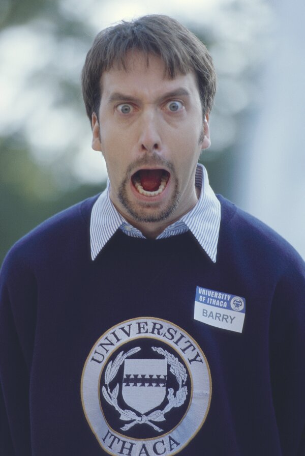 Tom Green co-stars as Barry