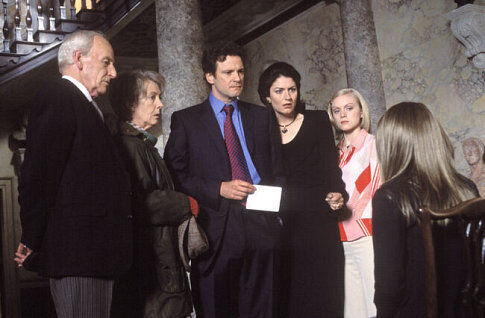 (l-r) JAMES GREENE, EILEEN ATKINS, COLIN FIRTH, ANNA CHANCELLOR and CHRISTINA COLE