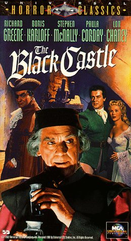 Boris Karloff, Rita Corday, Richard Greene and Stephen McNally in The Black Castle (1952)