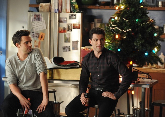 Still of Max Greenfield and Jake Johnson in New Girl (2011)