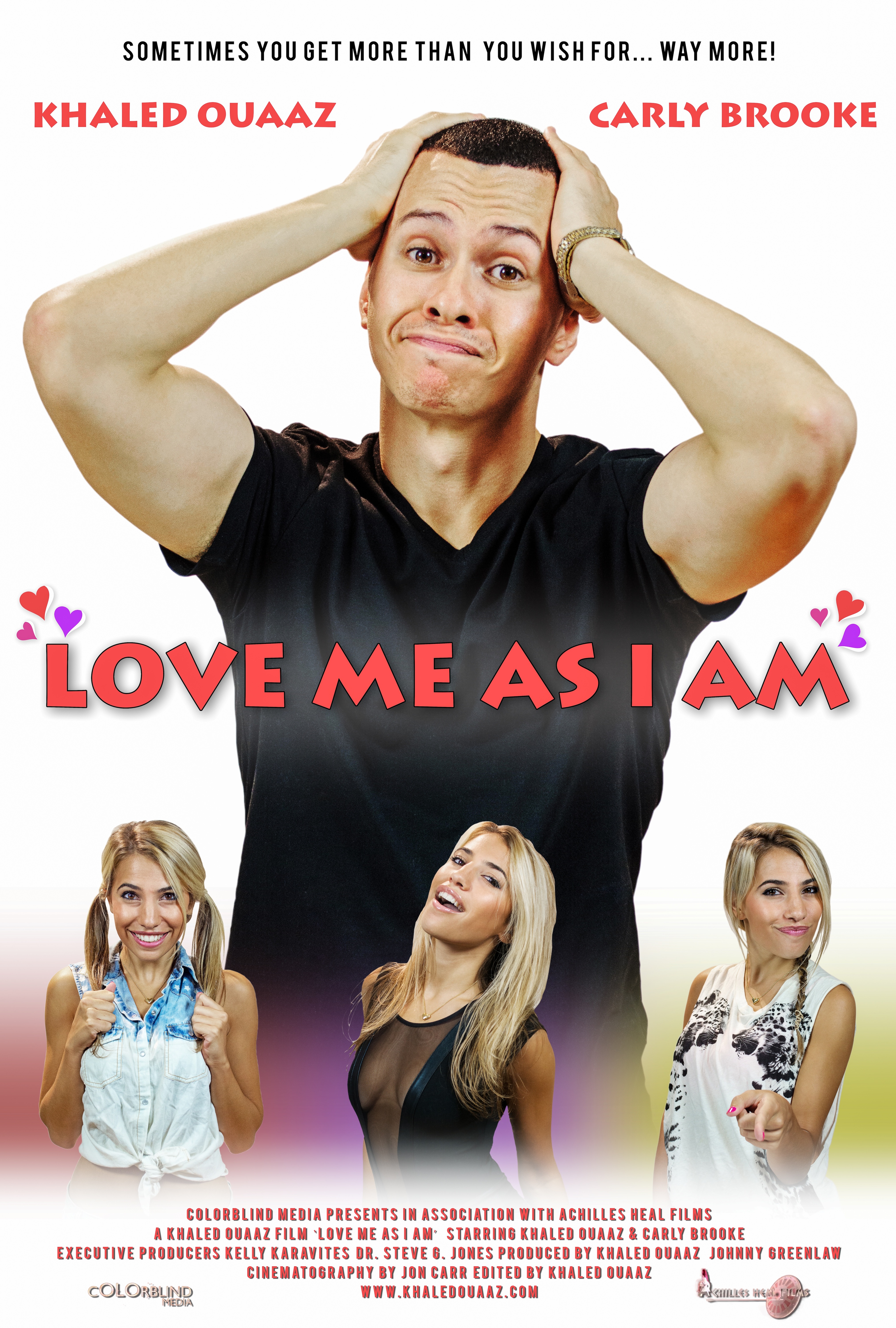 LOVE ME AS I AM MOVIE POSTER Producer - Johnny Greenlaw