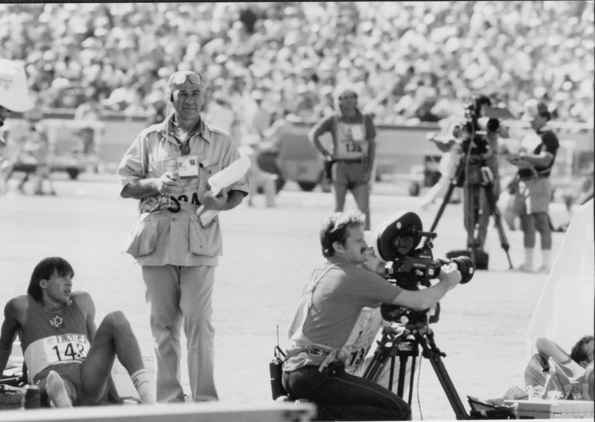 Still of Bud Greenspan in 16 Days of Glory (1986)