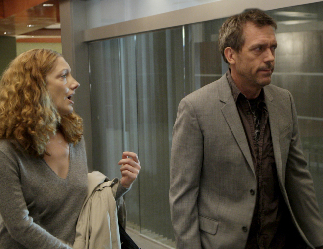 Still of Judy Greer and Hugh Laurie in Hausas (2004)