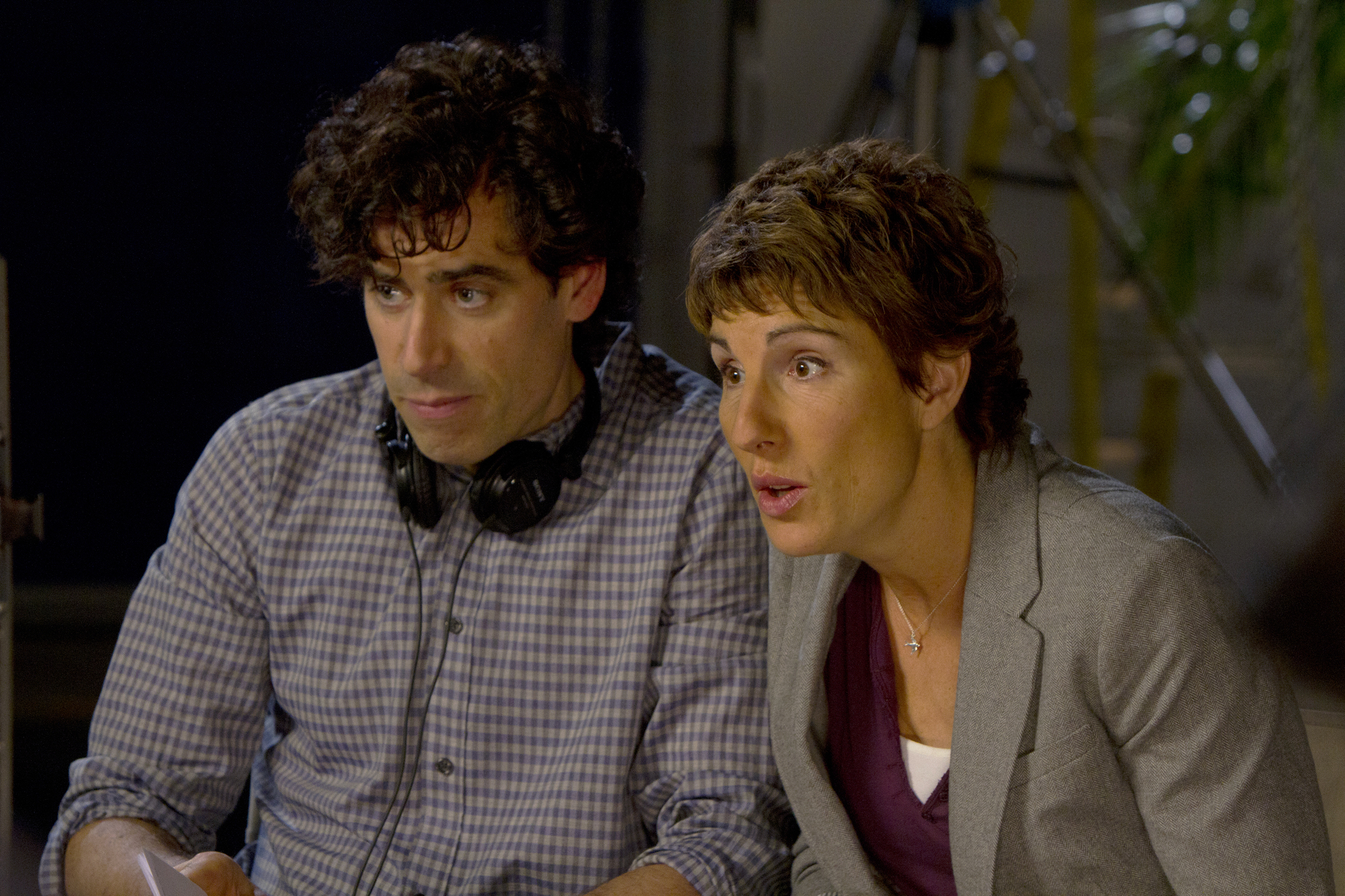 Still of Tamsin Greig and Stephen Mangan in Episodes (2011)