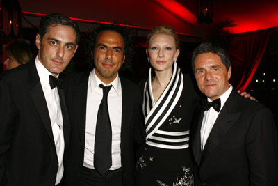 Cate Blanchett, Alejandro González Iñárritu, Brad Grey and John Lesher at event of Babelis (2006)