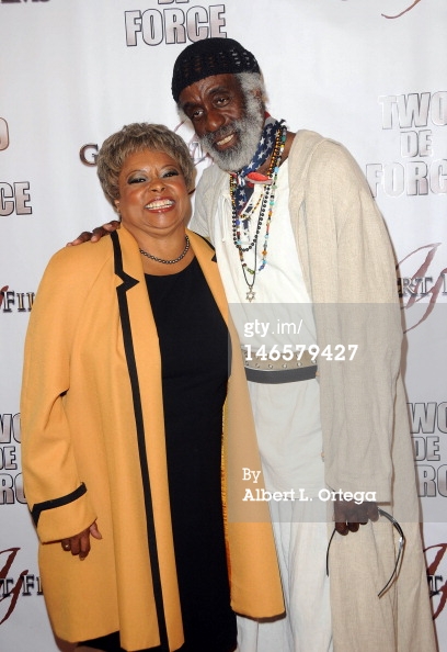 Reatha Grey and Ted Hayes at the premier of Two De Force.