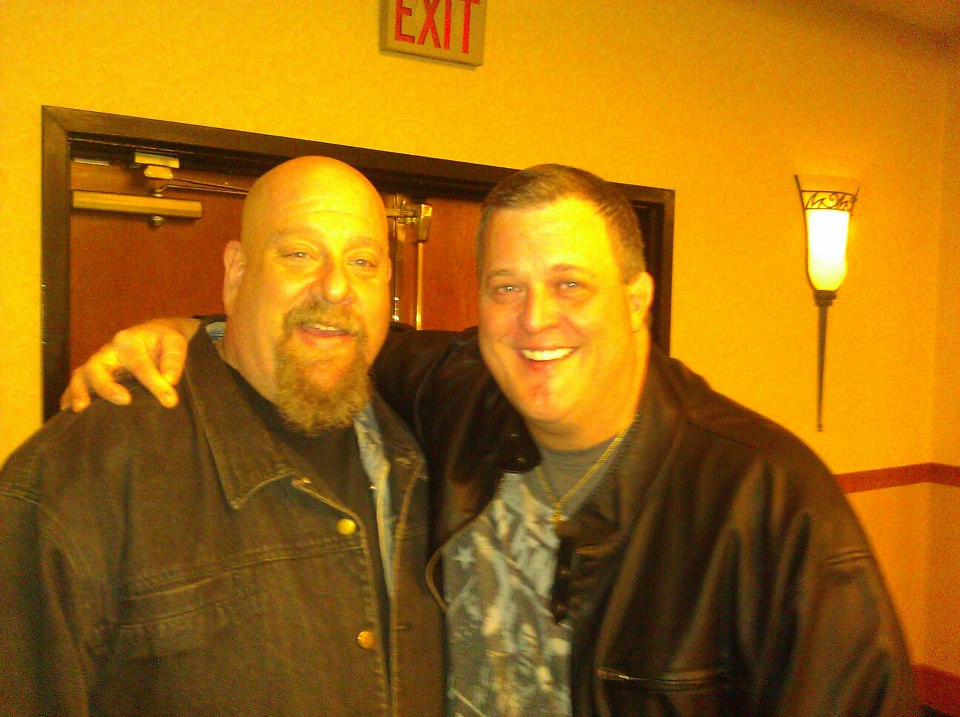 After a comedy benefit show with Billy Gardell.