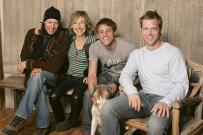 Lin Shaye, Jon Gries, David Leitch and J.B. Ghuman Jr. at event of Sledge: The Untold Story (2005)