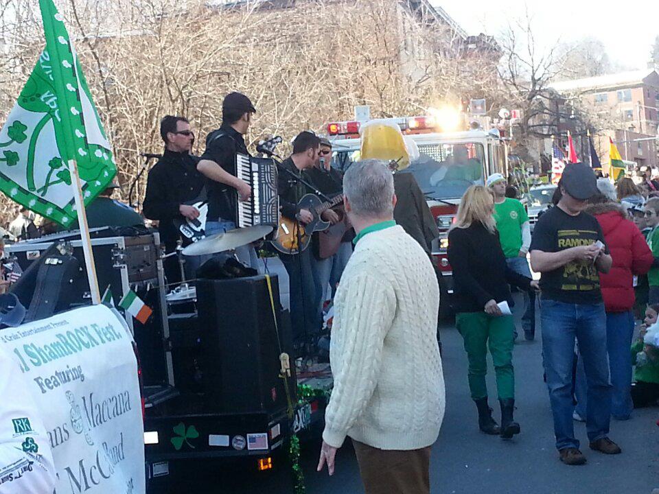with the Ruffians at St. Patrick's Day Parade