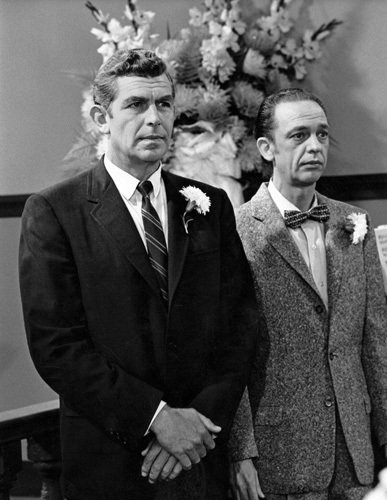 Andy Griffith, Don Knotts, THE ANDY GRIFFITH SHOW, CBS-TV, 1968, I.V.