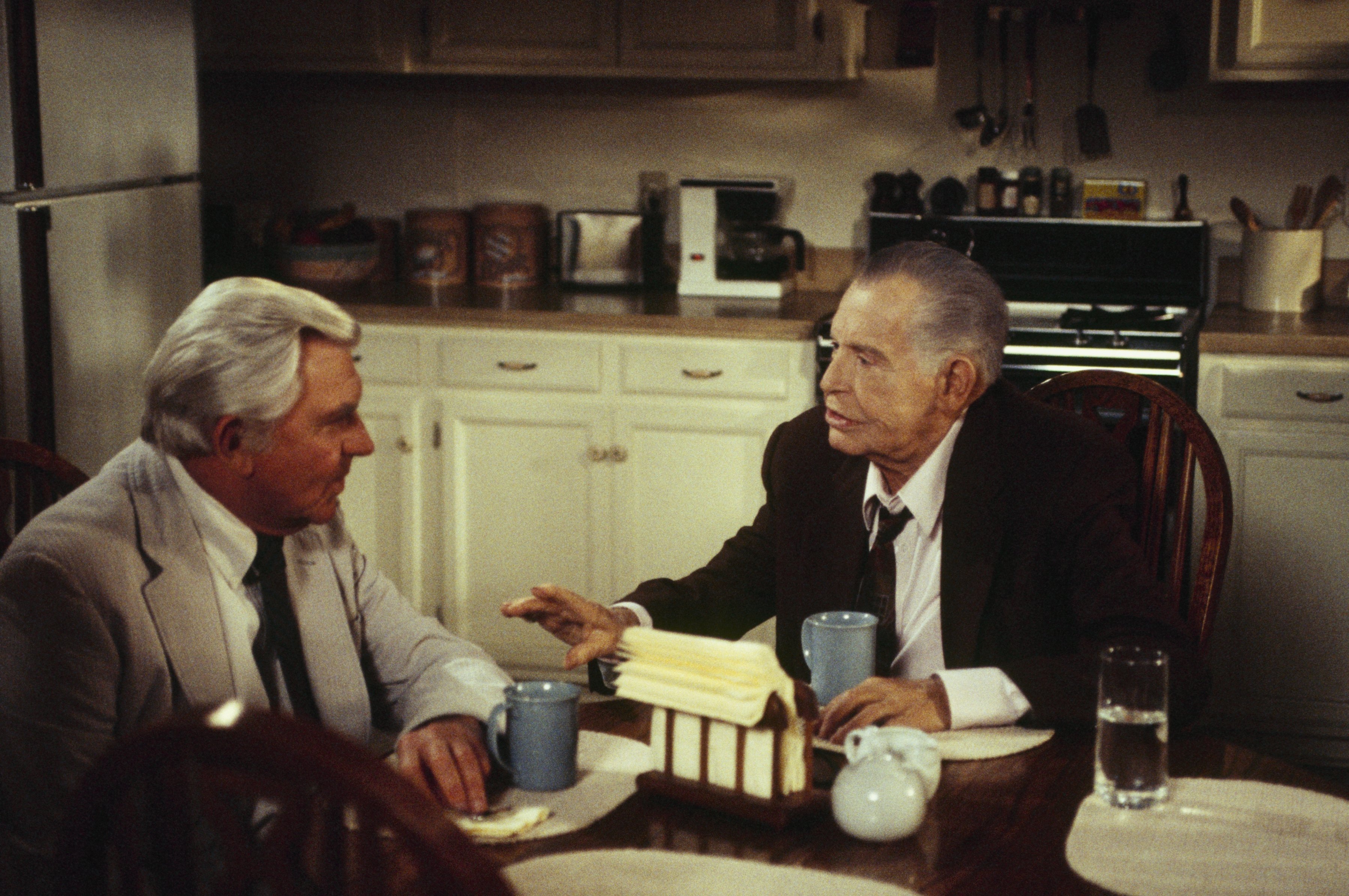 Still of Milton Berle and Andy Griffith in Matlock (1986)