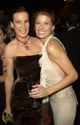 Debra Messing and Rachel Griffiths