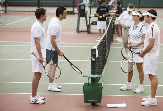 Still of Rob Lowe, Rachel Griffiths, Matthew Rhys and Gilles Marini in Brothers & Sisters (2006)