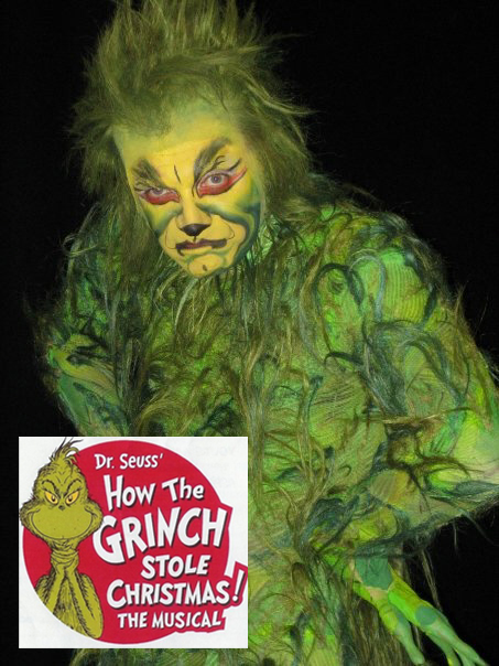 Jeff Griggs as the GRINCH in Broadway's West coast production of 