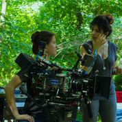 Directing on set of JACK OF THE RED HEARTS