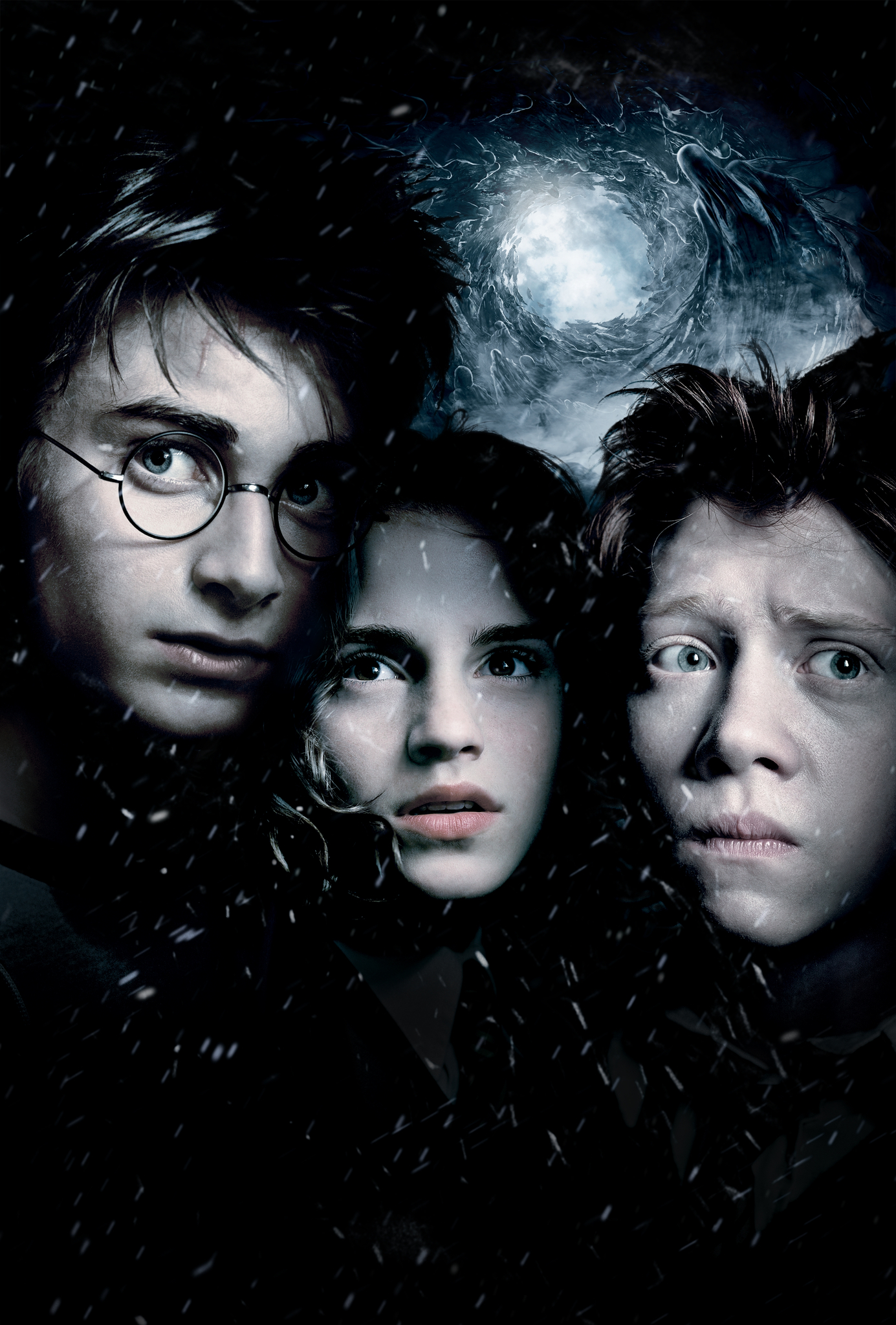 Rupert Grint, Daniel Radcliffe and Emma Watson in Haris Poteris ir Azkabano kalinys (2004)