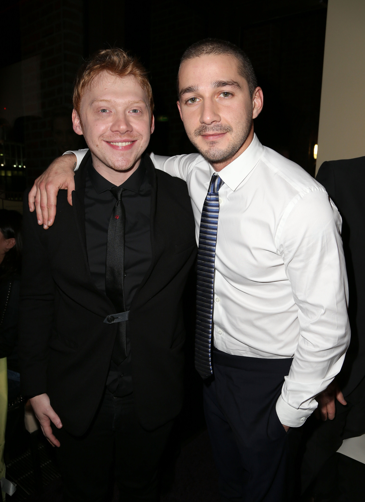 Rupert Grint and Shia LeBeouf attend 'The Necessary Death Of Charlie Countryman' Reception during the 63rd Berlinale International Film Festival.