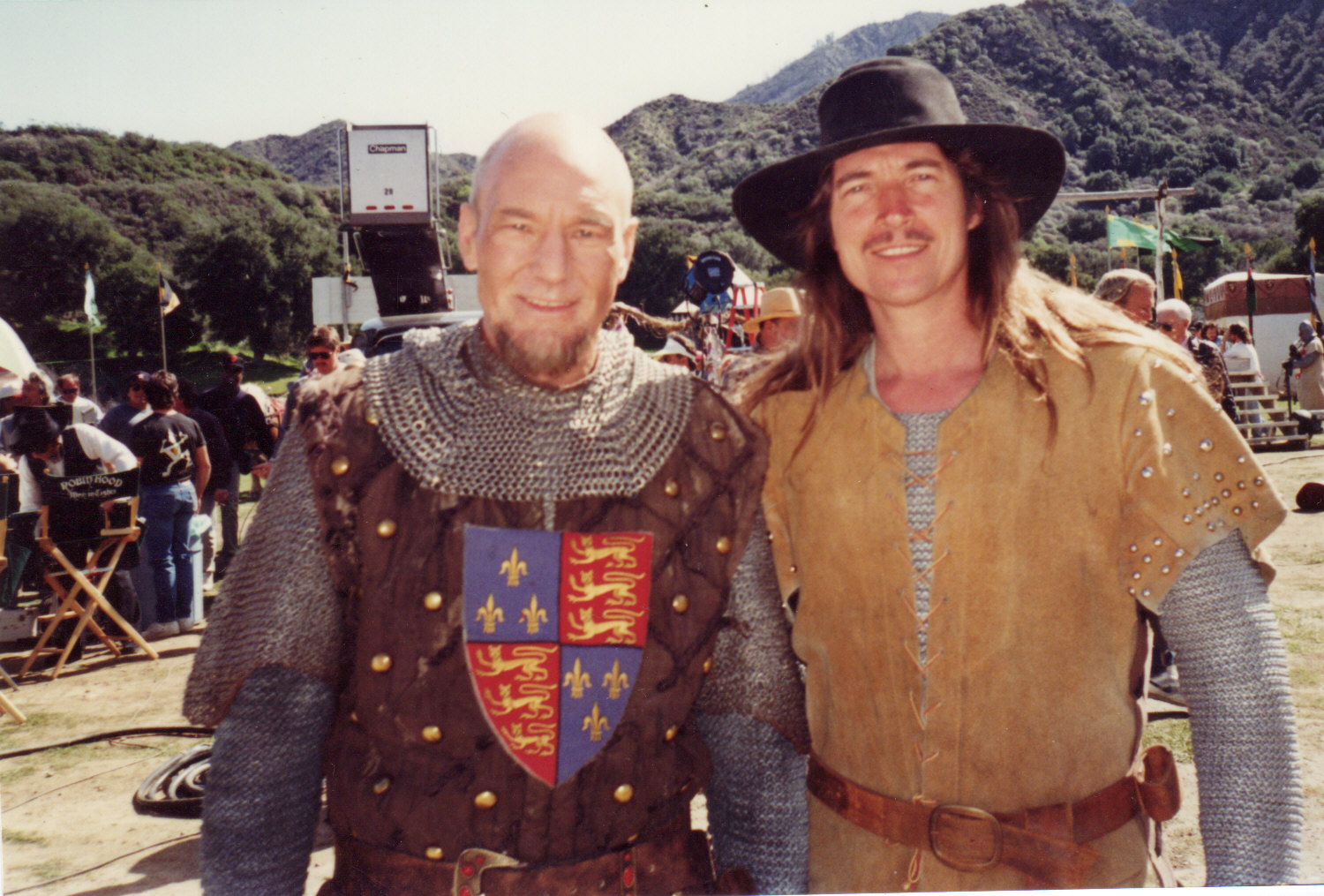 Groat with Patrick Stewart on Robin Hood Men In Tights. See more at :http://www.facebook.com/media/albums/?id=100000206517477