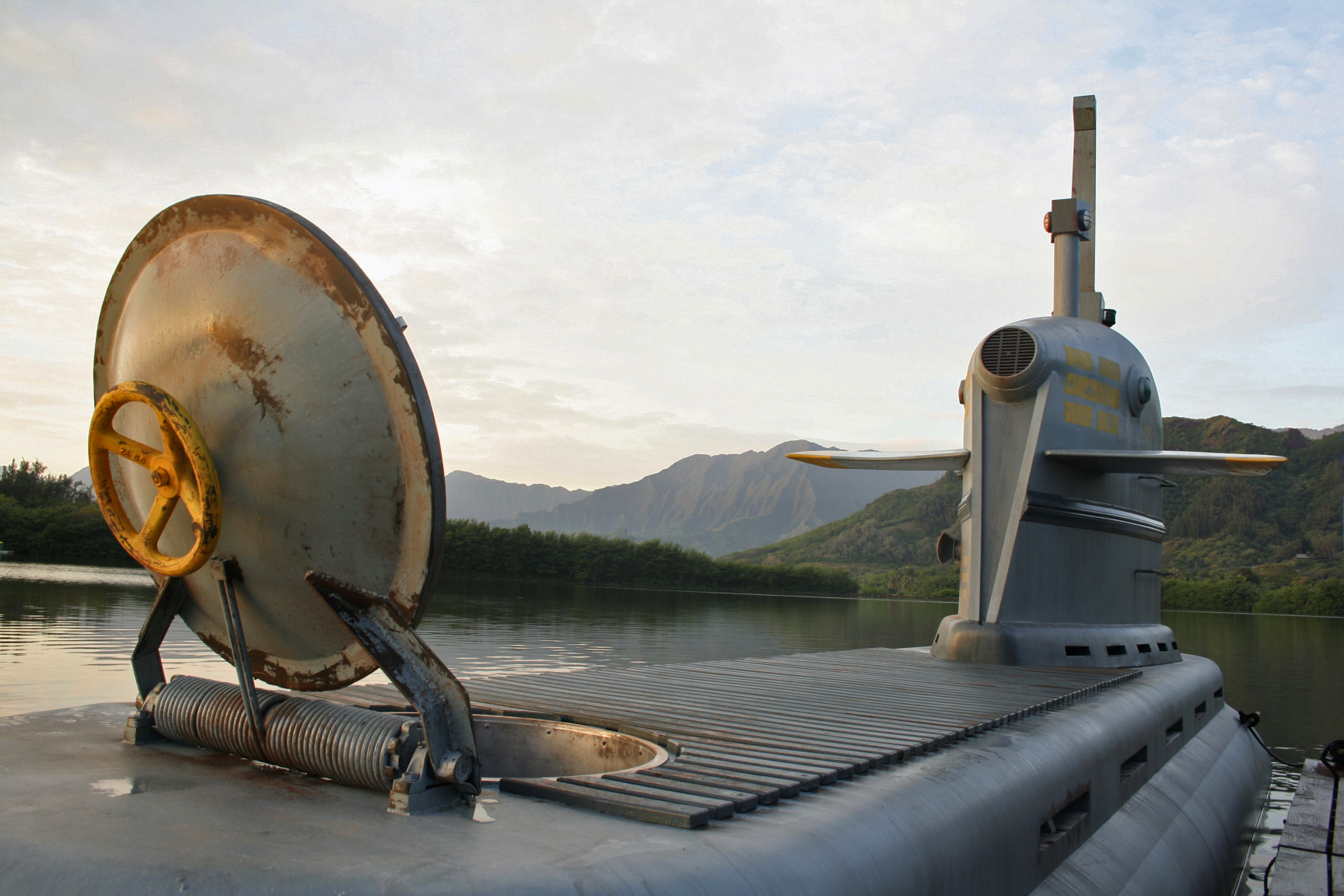 Dharma's Galaga submarine, built on location for 