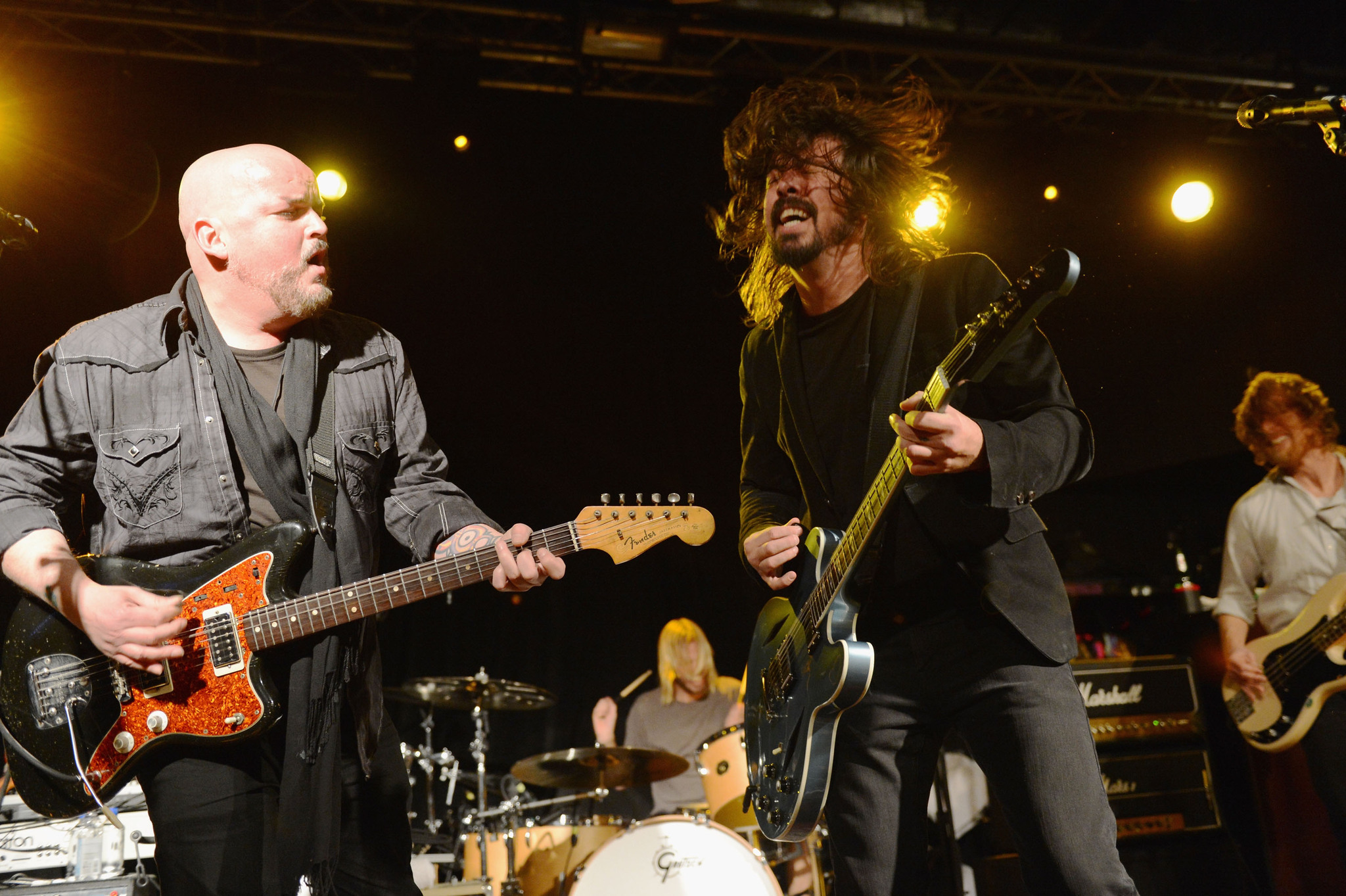 Dave Grohl and Alain Johannes