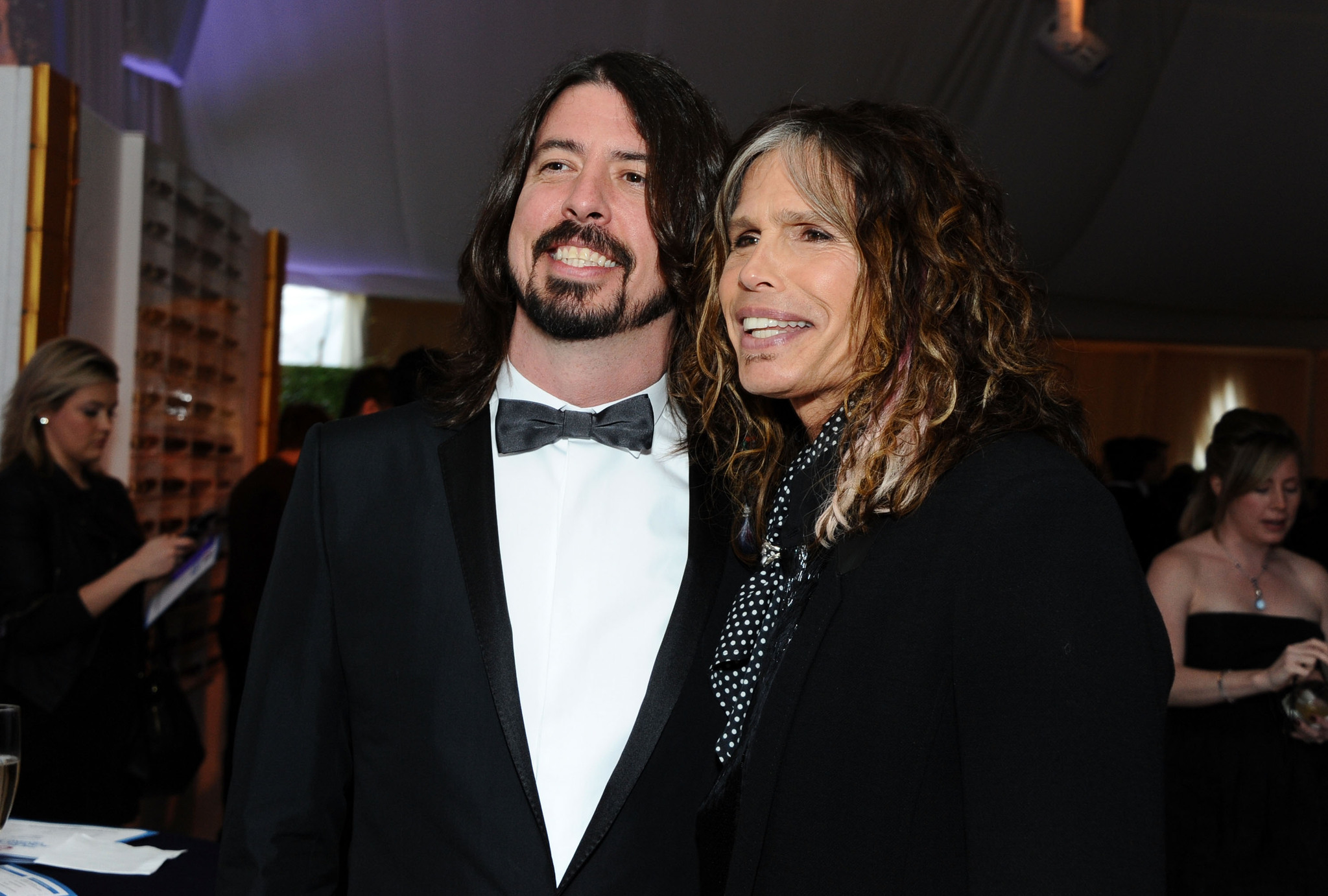 Dave Grohl and Steven Tyler