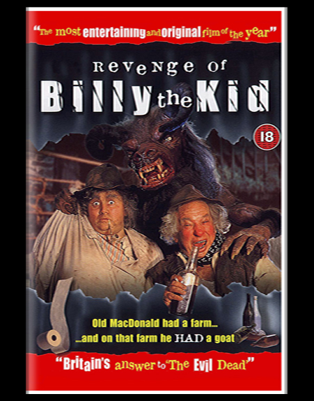The DVD for Jim Groom's first feature film, REVENGE OF BILLY THE KID.