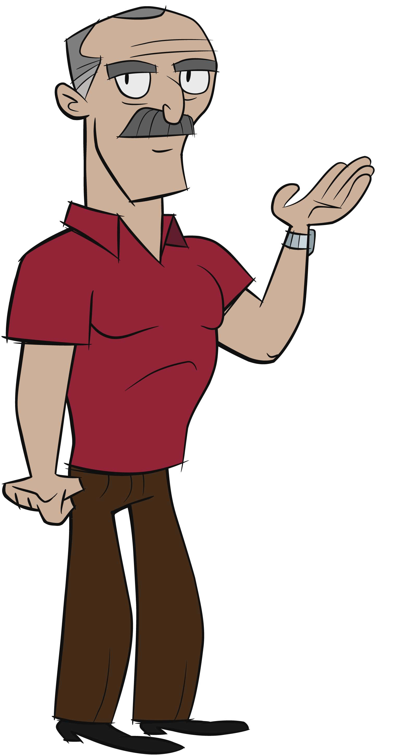 Michael Gross voices the character of 