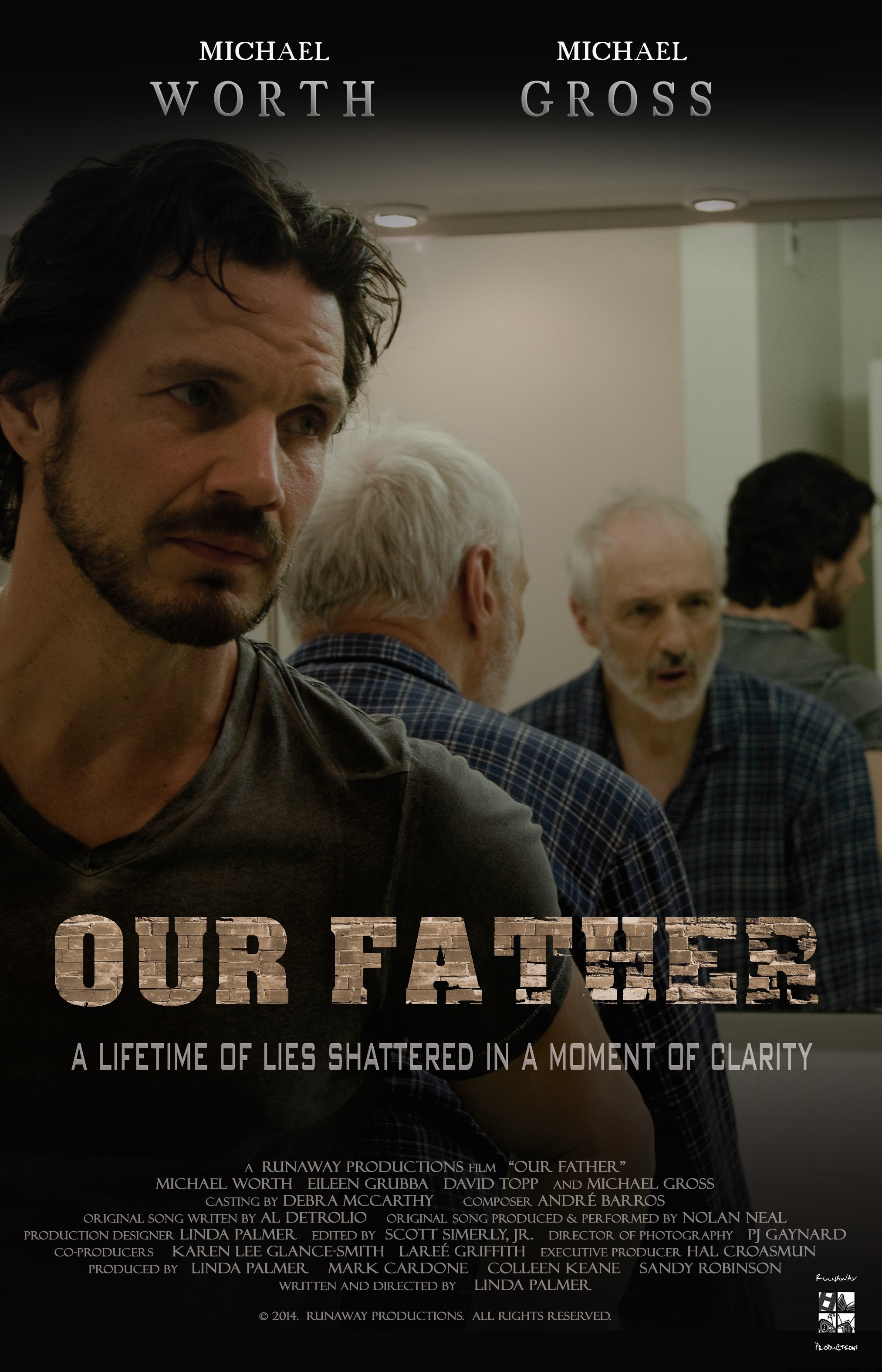 Michael Gross, Michael Worth and Linda Palmer in Our Father (2014)