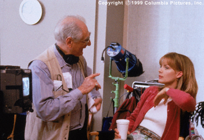 Director Ulu Grosbard with Michelle Pfeiffer