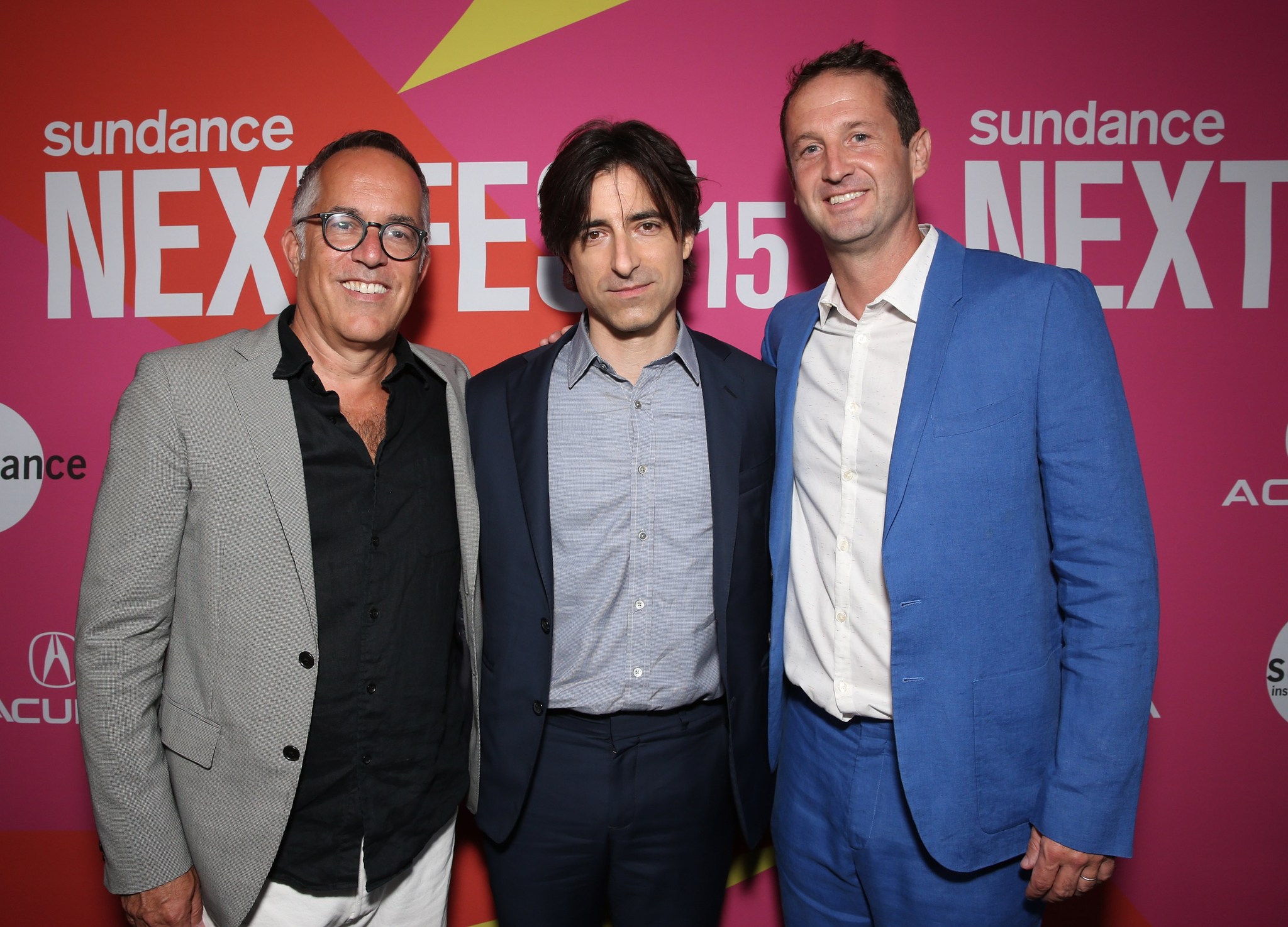 Noah Baumbach, Trevor Groth and John Cooper at event of Mistress America (2015)