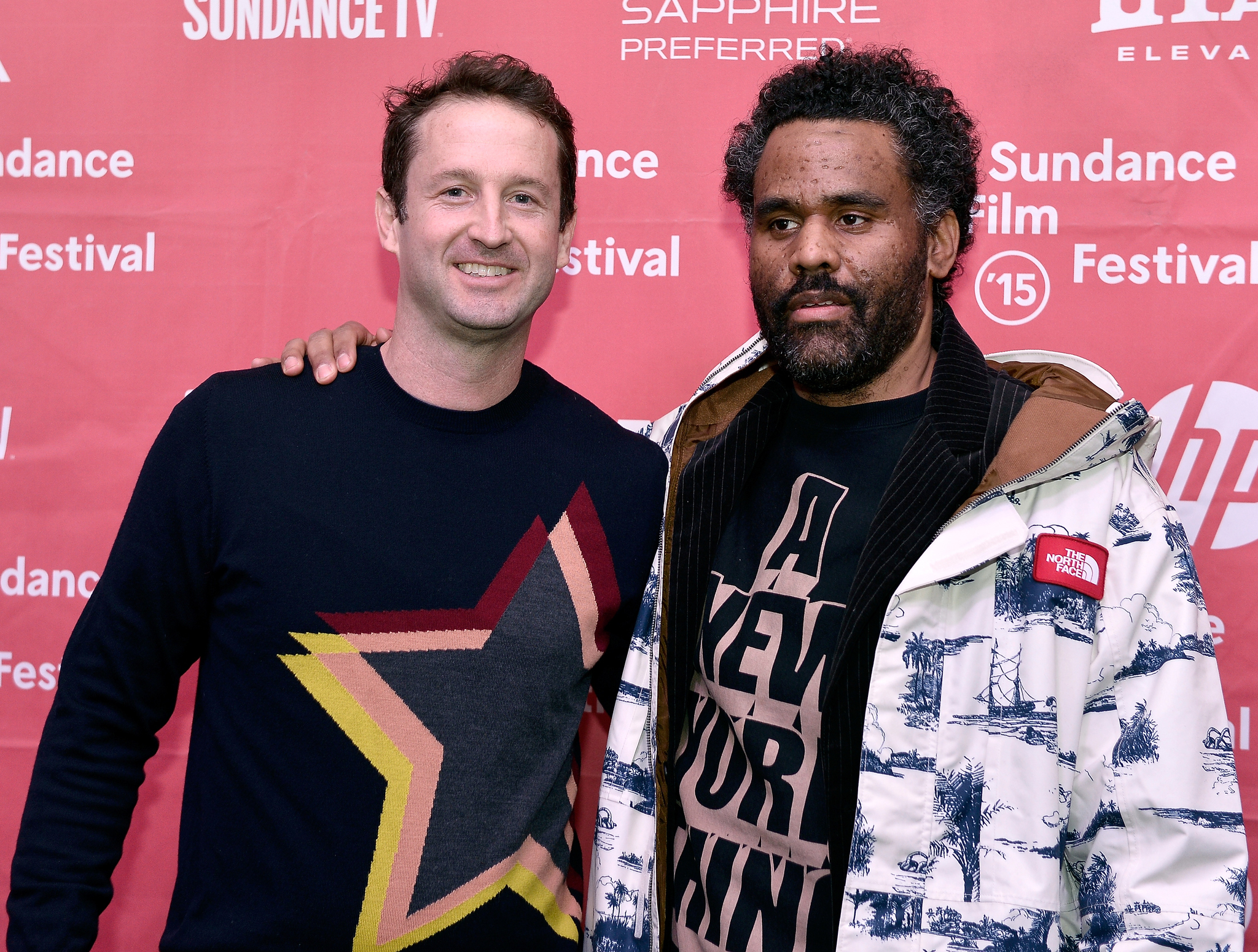 Trevor Groth and Sacha Jenkins at event of Fresh Dressed (2015)