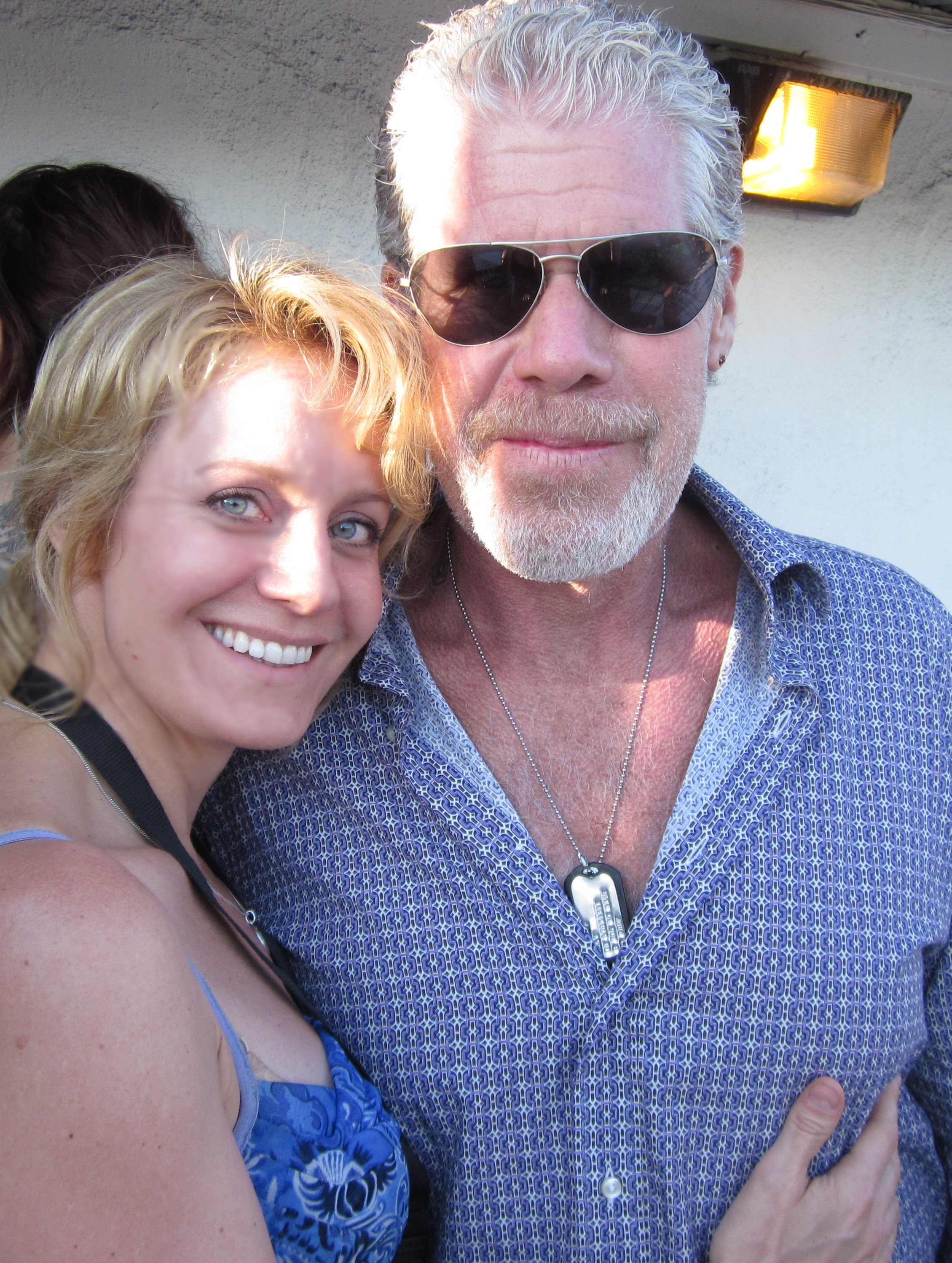 Ron Perlman and Eileen Grubba, 