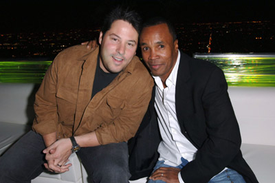 Sugar Ray Leonard and Greg Grunberg