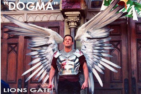 Dogma Animatronic Wings on Ben Affleck