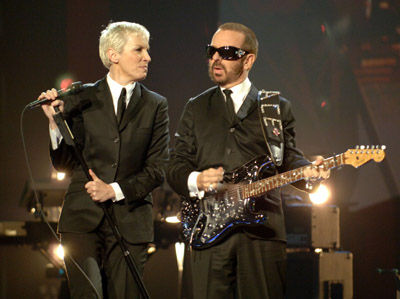 Annie Lennox and David A. Stewart at event of 2005 American Music Awards (2005)