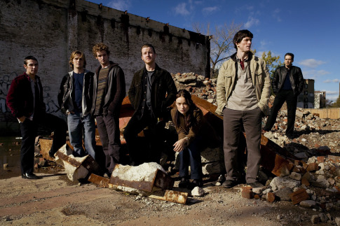 Still of Jonathan Tucker, Kirk Acevedo, Tom Guiry, Keith Nobbs, Michael Stahl-David and Billy Lush in The Black Donnellys (2007)