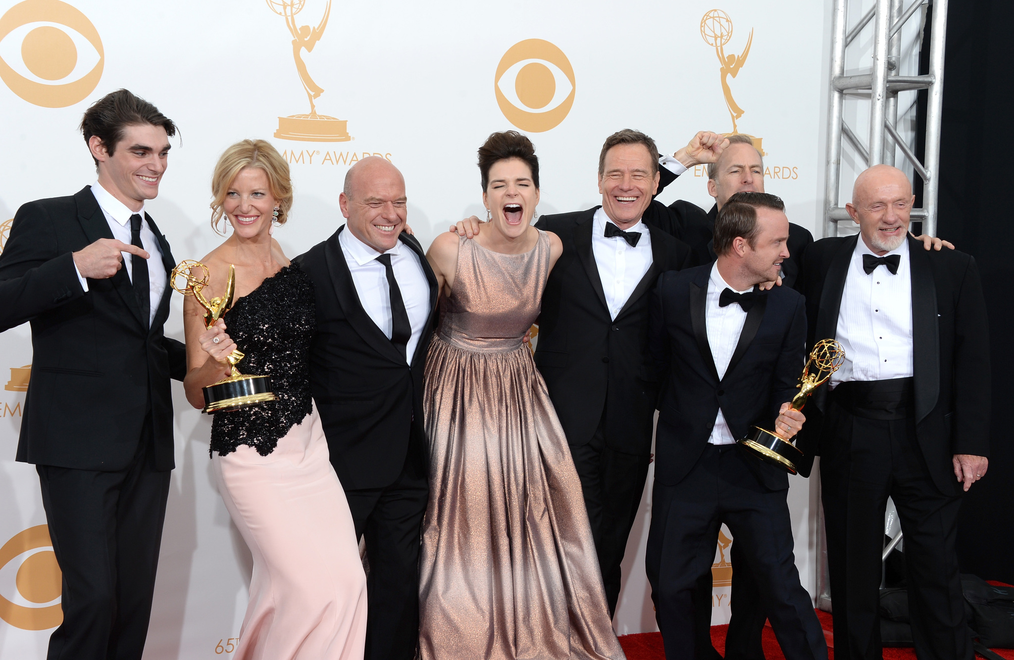 Jonathan Banks, Bryan Cranston, Anna Gunn, Dean Norris, Bob Odenkirk, Aaron Paul, Betsy Brandt and RJ Mitte