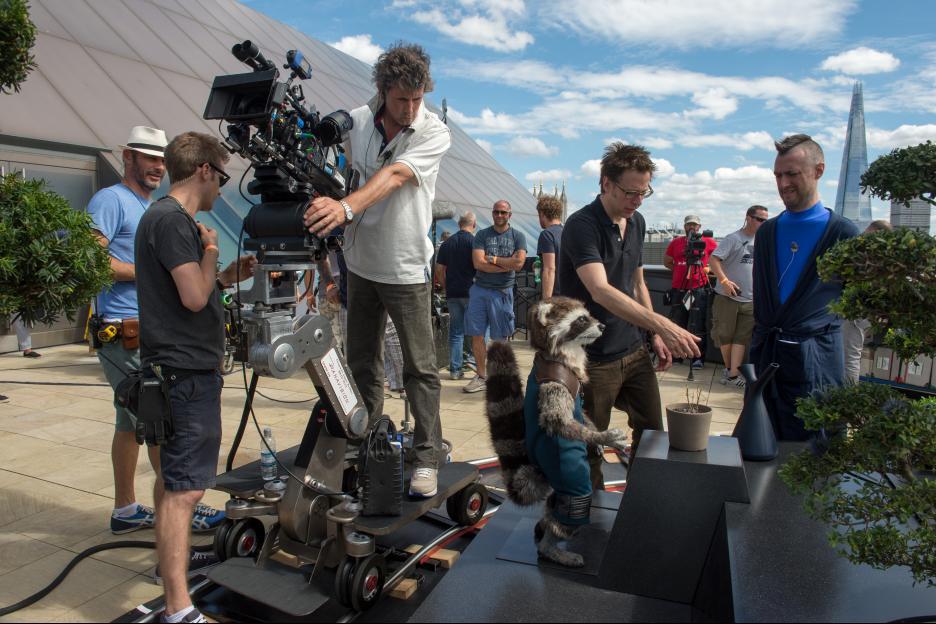James Gunn in Galaktikos sergetojai (2014)
