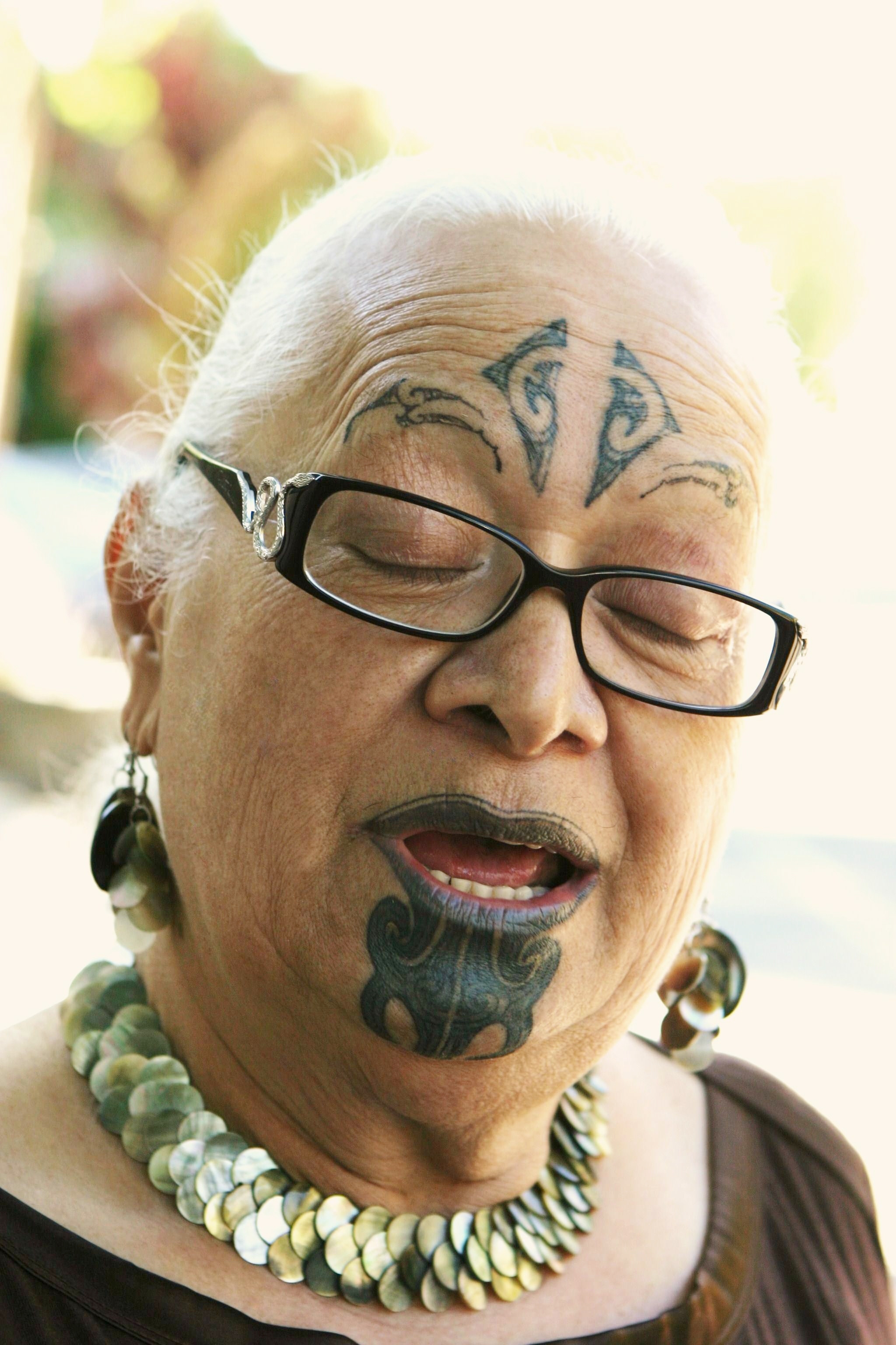 Tatooed Native Woman