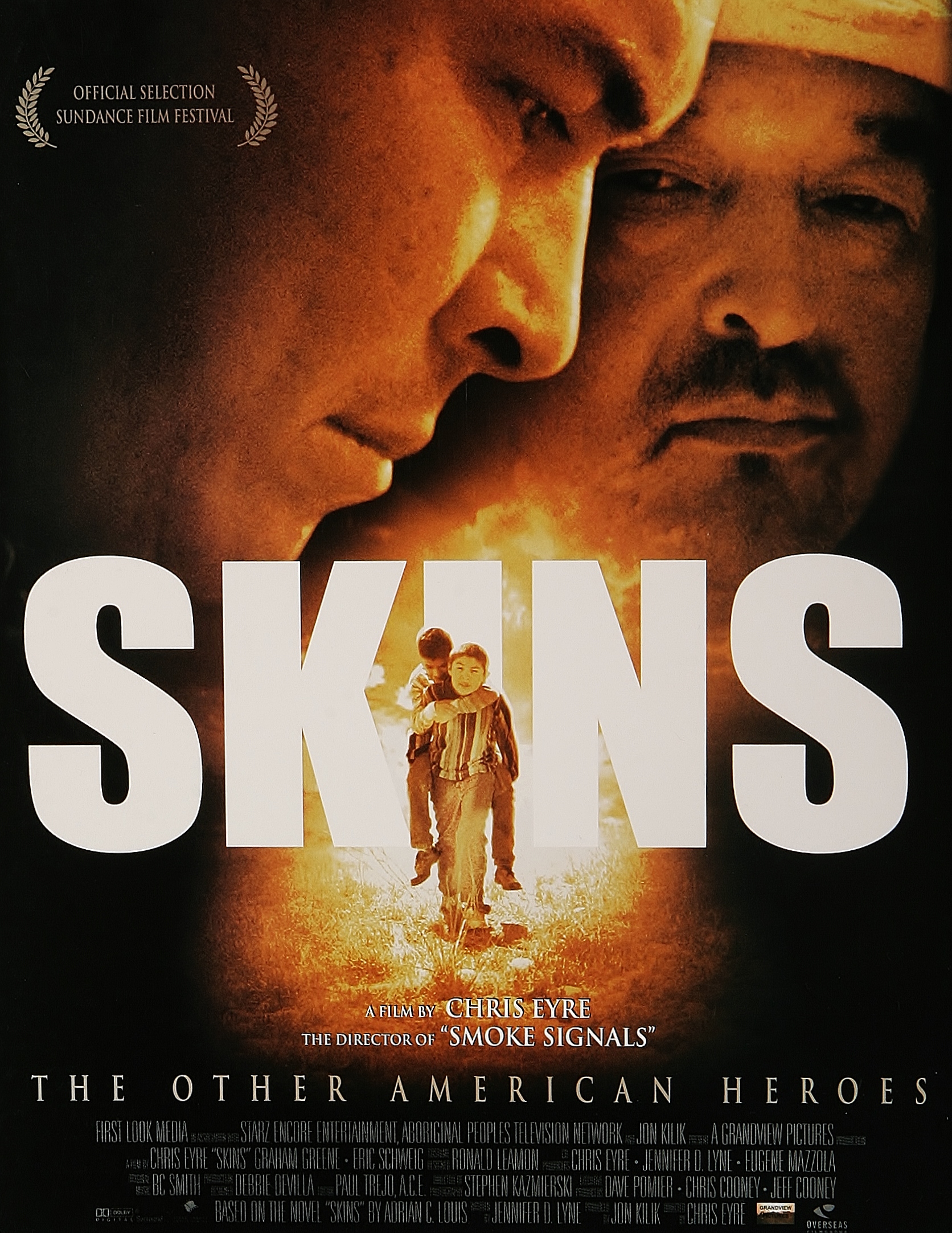 Alternate One Page poster for the movie Skins directed by Chris Eyre